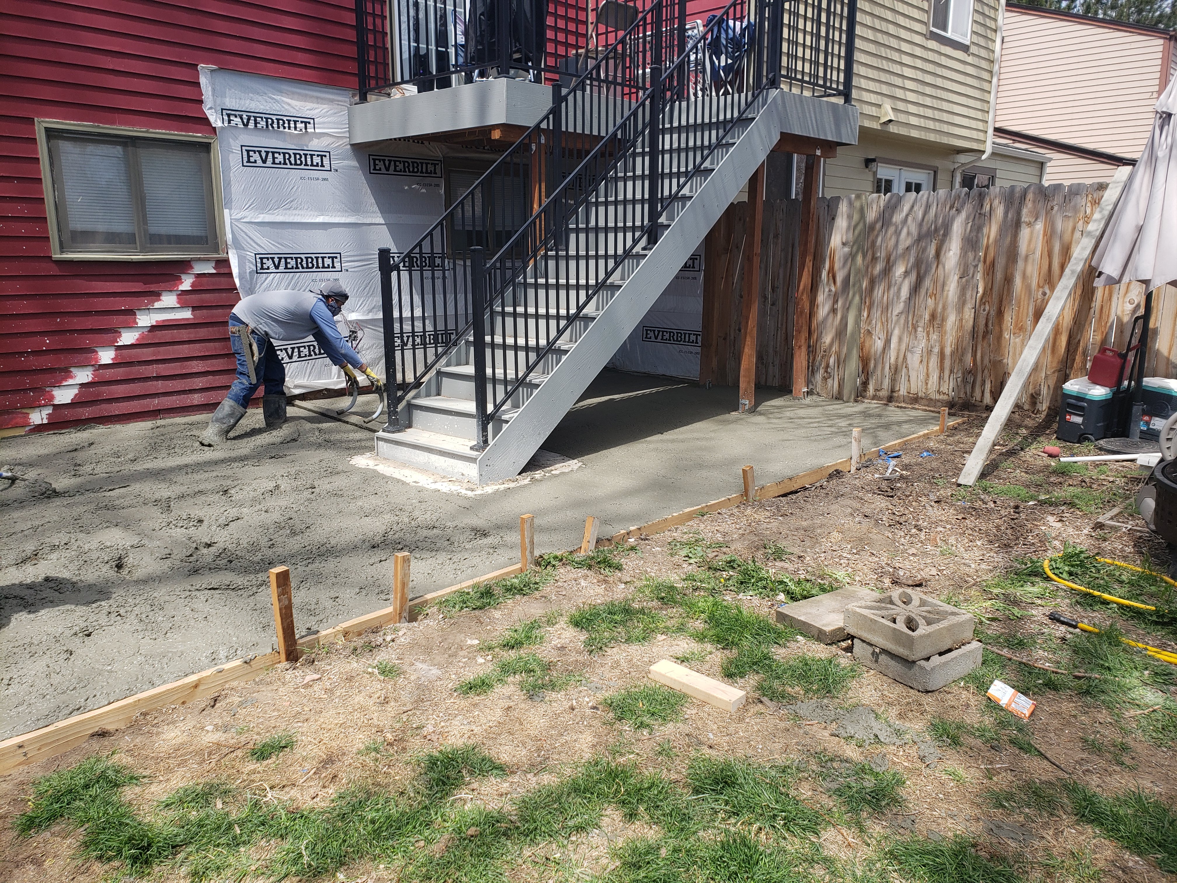 Big Elk Construction Finished these stairs in Longmont Colorado