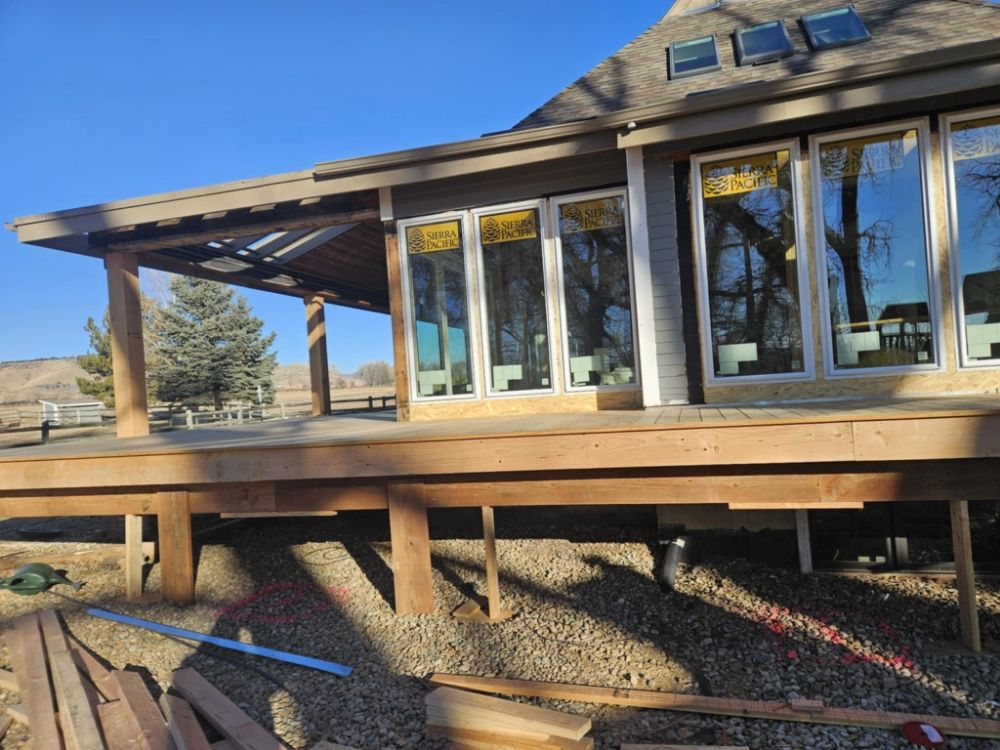 Big Elk Construction Built this Deck in Longmont Colorado